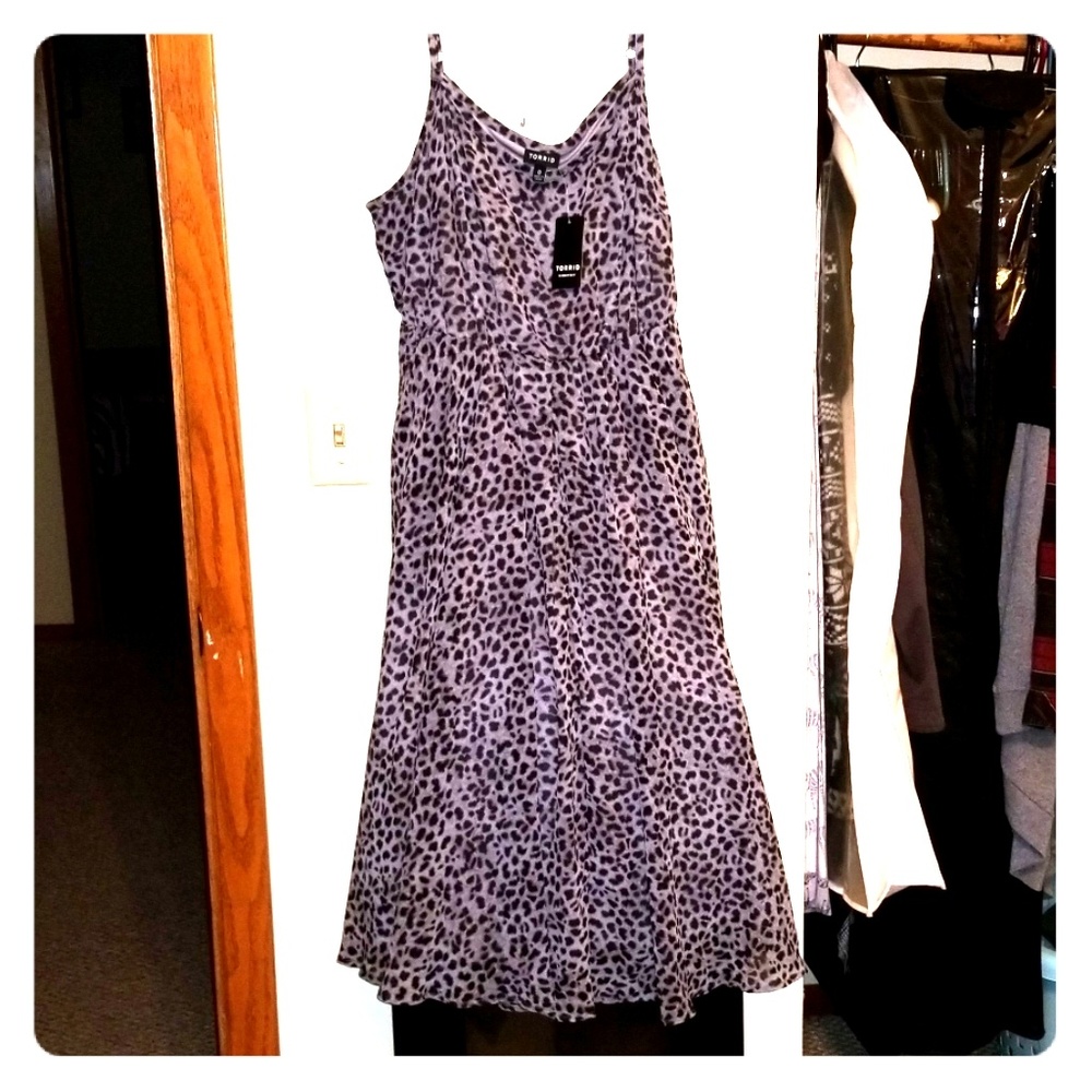 Leopard print dress